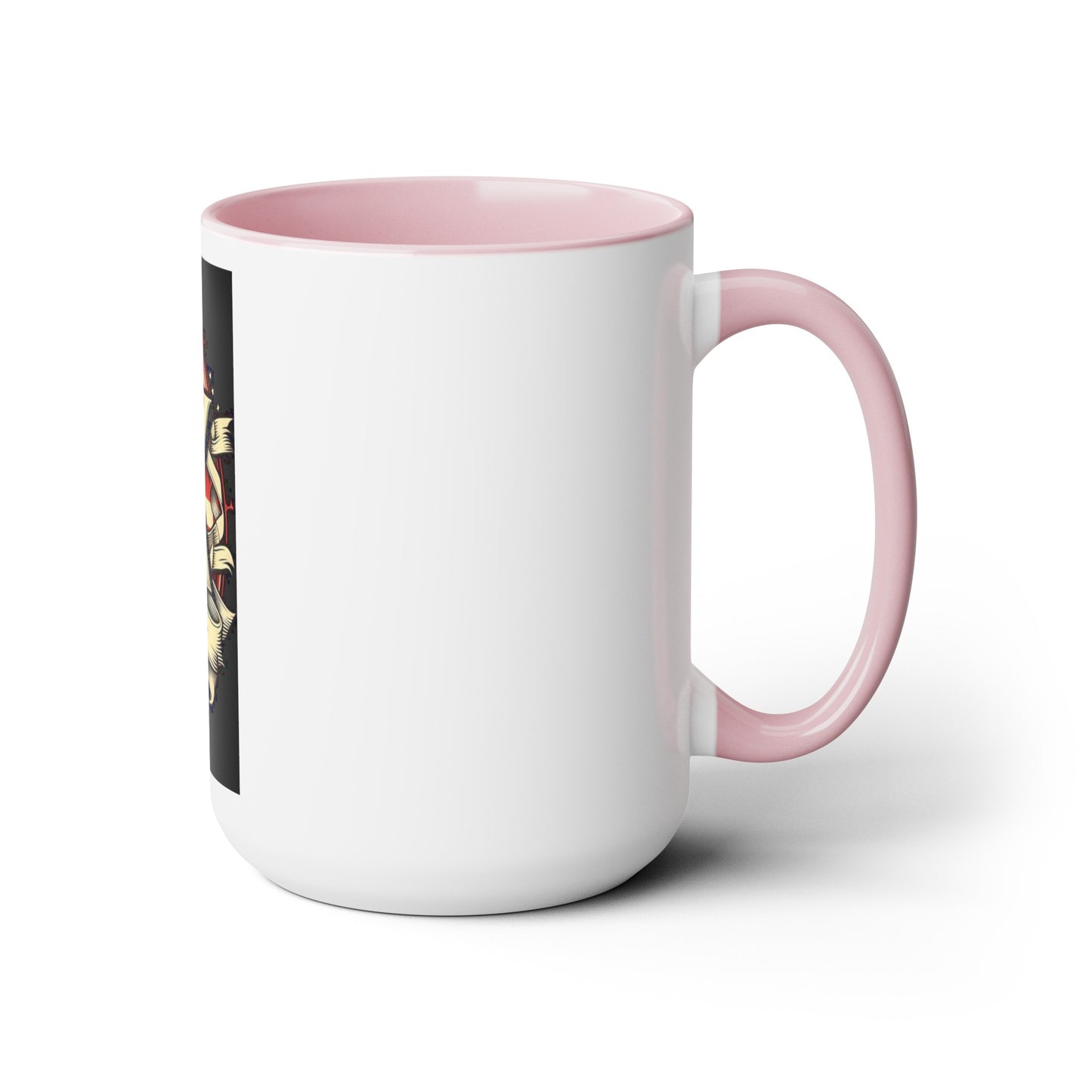 Two-Tone Coffee Mugs, 15oz