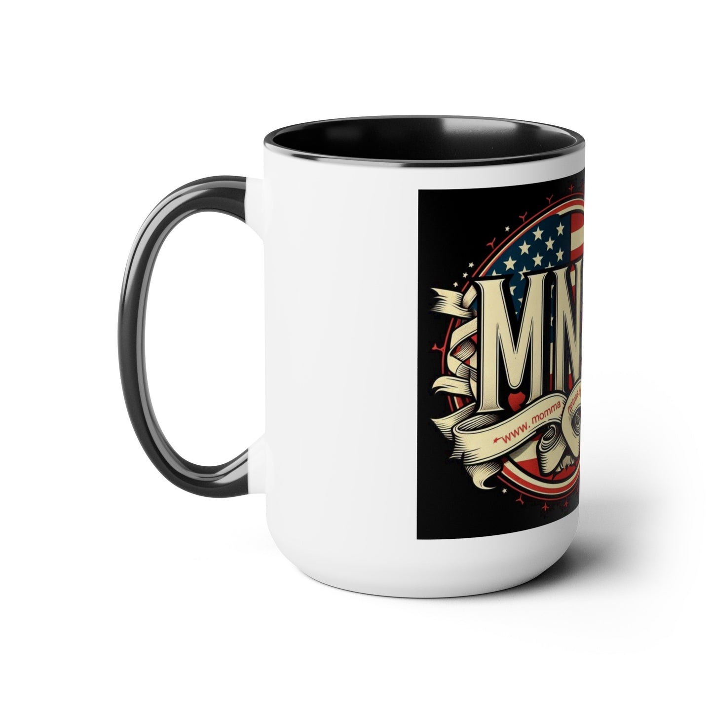 Two-Tone Coffee Mugs, 15oz