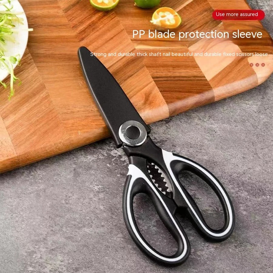 Heavy Duty Kitchen Scissors - Dishwasher Safe Meat, Poultry, and General Purpose Scissors - Stainless Steel Utility Scissors