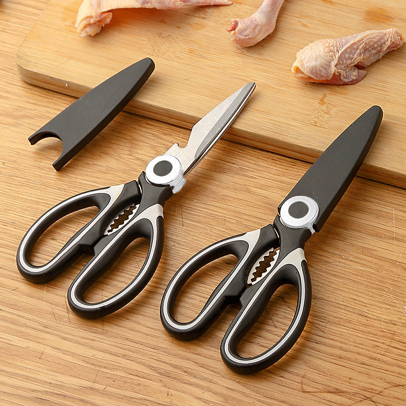 Heavy Duty Kitchen Scissors - Dishwasher Safe Meat, Poultry, and General Purpose Scissors - Stainless Steel Utility Scissors